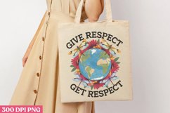 Give respect, get respect PNG, Retro Dragonfly Sublimation P Product Image 1