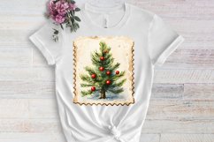 Christmas Postage Stamps Sublimation Clipart, Product Image 3