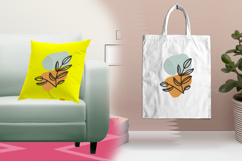 Abstract Leaf Line Art Embroidery Design Product Image 3