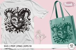Line Art Cat Jester Chess Piece Product Image 3