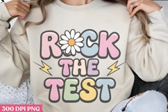 Rock the test PNG, Teachers Testing Day PNG Product Image 1