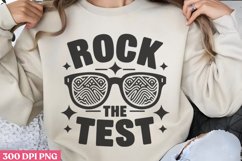 Rock the test PNG, Teachers Testing Day PNG Product Image 3