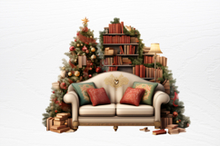 Christmas Cardinal Watercolor Clipart PNG Product Image 3