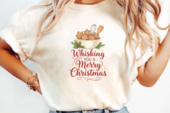 Whisking You a Merry Christmas Sublimation, Christmas Png Product Image 4