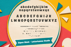 Zigwo Black: A Thick, Chunky Bold Display Font Product Image 8