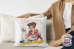 Pin Up Girl Sublimation Design Sarcastic Quote Fun PNG Product Image 3