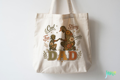 Retro Vintage Floral Father's Day PNG Product Image 3