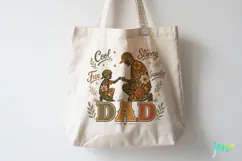 Retro Vintage Floral Father's Day PNG Product Image 3