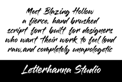 Blazing Hollow Font - Bold Brush Script Product Image 3