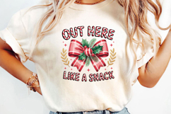Out Here Like A Snack Sublimation,Christmas Png Product Image 2