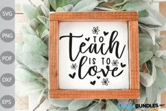 To Teach Is To Love SVG Cut Files/ Teacher Quote SVG Product Image 2
