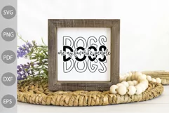 Dogs Are My Favorite People SVG Cut File/ Dog Mom SVG Cut Product Image 2