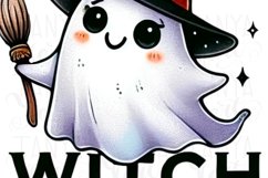 Witch Please Retro Halloween Sublimation Print, Funny Product Image 5