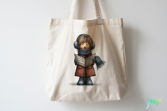 Whimsical Blue Christmas Clipart Product Image 3