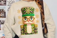 Glitter Christmas Nutcracker Sublimation, Christmas Png Product Image 2