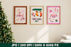 Hand Drawn Cute Christmas Holiday Prints Product Image 3