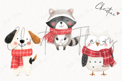Cute Fall Animals With Scarf | Fall PNG Product Image 3