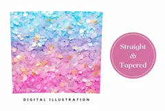 Pink Tumbler Wrap Design, Ombre Tumbler Sublimation PNG Product Image 3