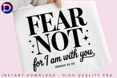 Fear Not For I Am With You Isaiah 41:10 Christian Bible Product Image 1