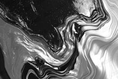 Black and White Marble Swirl Abstract Texture Background Product Image 1