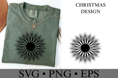 Sunburst Svg | Christmas svg | Shirt Svg Product Image 1