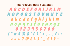 Heart Bubble - Playful Bubble Font Product Image 3