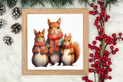 Christmas Family Animals Clipart, Christmas Clipart Product Image 3