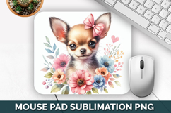 Cute Animals Mouse Pad Bundle, Sublimation Mouse Pad PNG Product Image 3