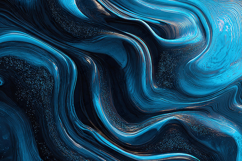 Deep Blue Swirling Abstract Fluid Texture Background Product Image 1