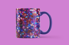 Blue Pink Glitter Digital Paper Product Image 3