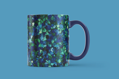 Green Blue Glitter Digital Paper Product Image 3