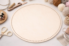 Basket base 20 inch 50 cm round CNC download file laser cut Product Image 9