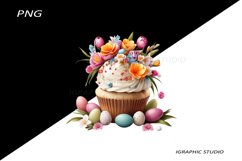 Easter Cupcake Clipart Product Image 1