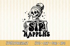 Sip happens SVG cut file Product Image 1