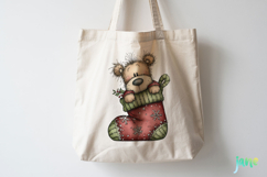 Whimsical Christmas Bears Clipart Product Image 4