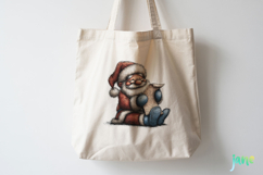 Whimsical Blue Christmas Clipart Product Image 3