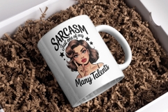 Retro Sarcastic Girl PNG Bundle Product Image 4