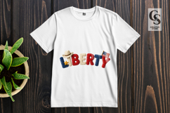 Patriotic Freedom Liberty Clipart Sublimation PNG Product Image 2