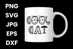 Funny Cool Cat Humor Cats Lovers SVG, PNG, JPG, EPS, DXF Product Image 3