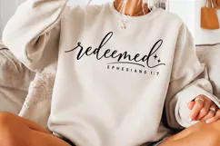 Redeemed Ephesians 1:7 Christian PNG, Redeemed Bible Verse F Product Image 3
