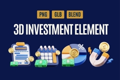 Smart Investment 3D Design Set 01 Product Image 1