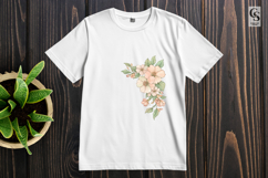 Floral Corner Border Elegant Clipart Sublimation PNG Product Image 3