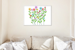 Colorful Garden Flower Embroidery Design Product Image 3