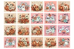 Doodle Halloween Tumbler Bundle, Cartoon Halloween Bundle Product Image 3