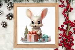 Christmas Baby Animals Clipart, Christmas Animal Safari Product Image 3