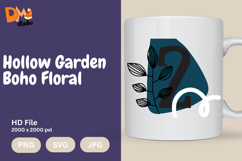 Hollow Garden Boho Floral Monogram Product Image 1