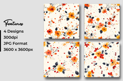 Autumn Blossom Digital Paper Product Image 3