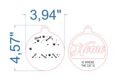 Home Christmas Tree Toy SVG laser cut file for Glowforge Product Image 4