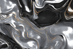 Black Silver Marble Metallic Texture Background Product Image 1
