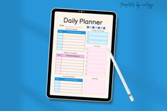 Minimalist Daily Planner Canva Template | Aesthetic Daily Product Image 5